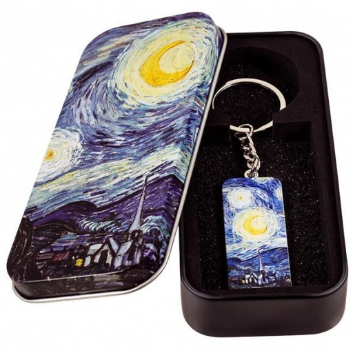 Llavero Noche Estrellada de Van Gogh en Lata decorada [1]