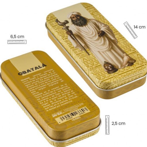 Llavero Obatala en Lata decorada [2]