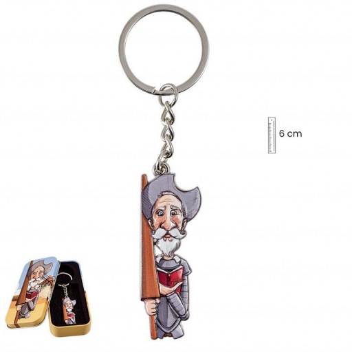 Llavero Quijote en Lata decorada [1]