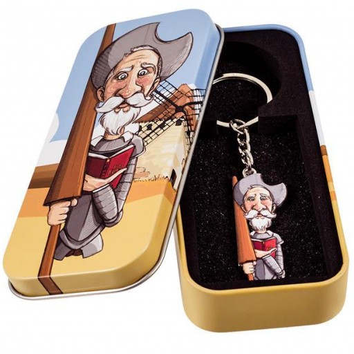 Llavero Quijote en Lata decorada [2]