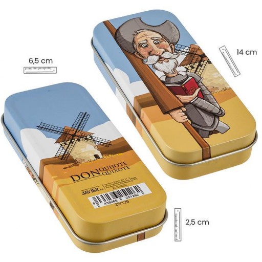 Llavero Quijote en Lata decorada [3]