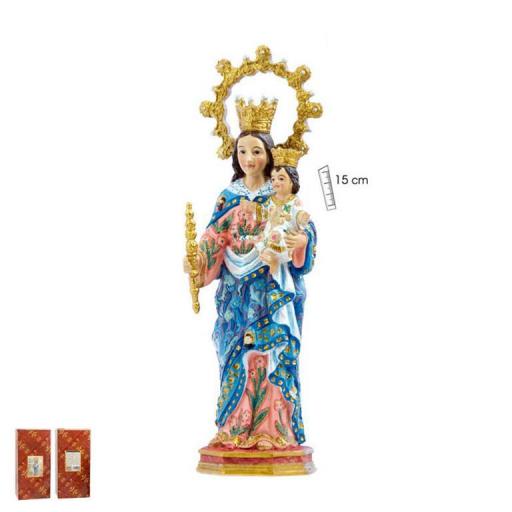 Virgen María Auxiliadora Policromada de 15cm [0]