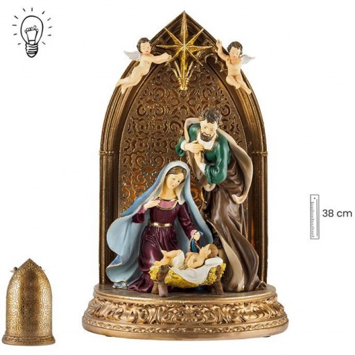Belén Misterio 40 cm con luz [0]
