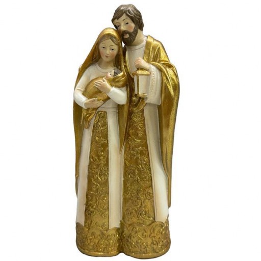 Belén Misterio 22 cm Crema y Oro