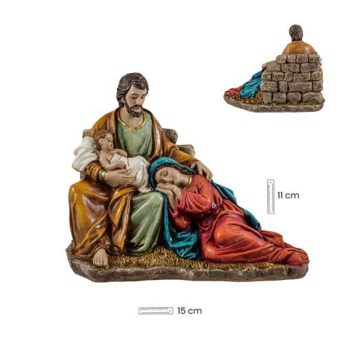 Belén Clásico con la Virgen dormida de 15x11 cm [0]