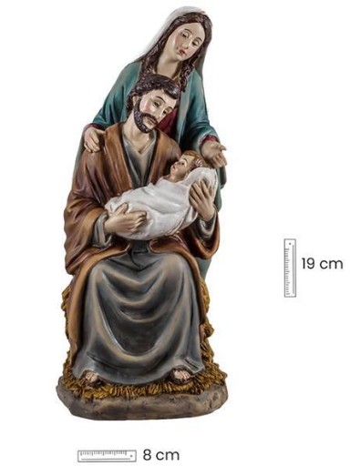 Belén Clásico con San José sentado de 20 cm [0]