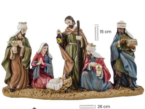 Belén Clásico  26x15 cm con Reyes [0]