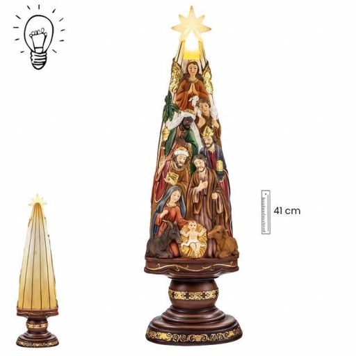 Belén Misterio 40 cm con base y estrella con luz [0]
