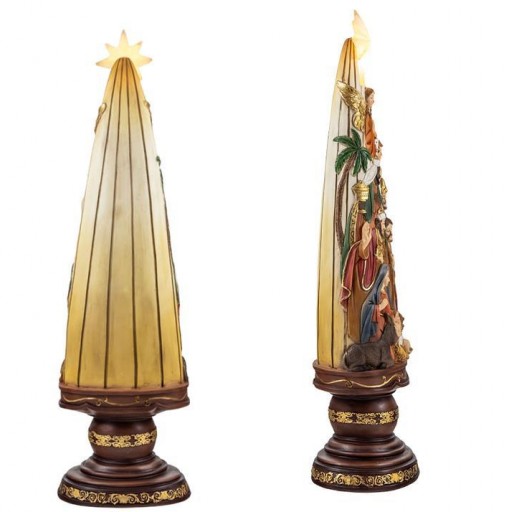 Belén Misterio 40 cm con base y estrella con luz [1]
