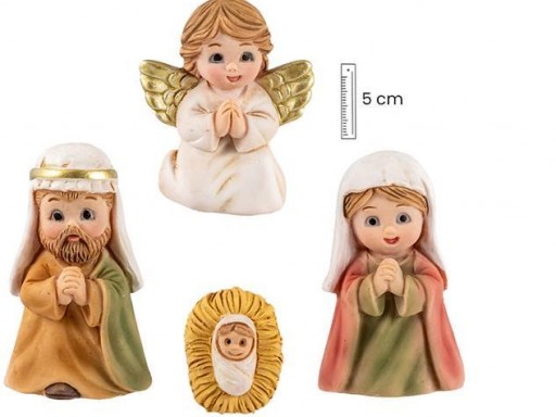 Belén Misterio Imán 4 piezas 5 cm [0]
