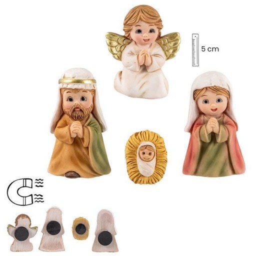 Belén Misterio Imán 4 piezas 5 cm [2]