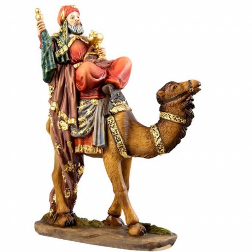 Belén Misterio  clásico  con Reyes a Camello 5 piezas de 15 cm [1]