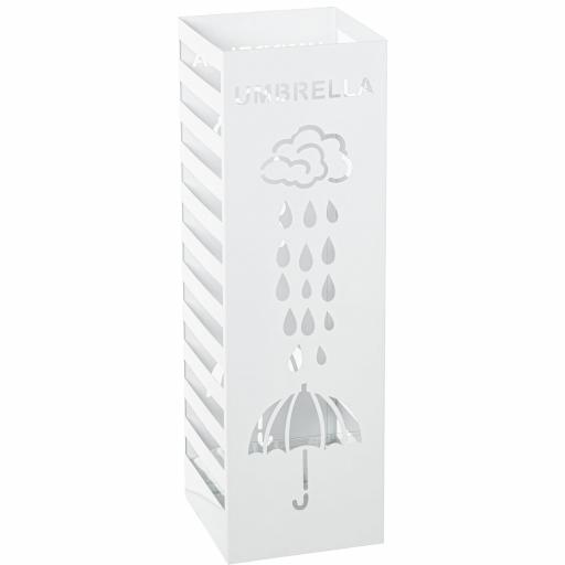 Paragüero Metal Cuadrado Blanco Umbrella [2]