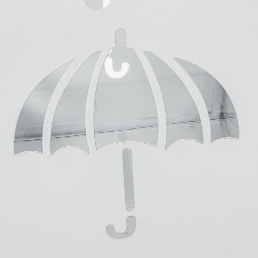 Paragüero Metal Cuadrado Blanco Umbrella [4]