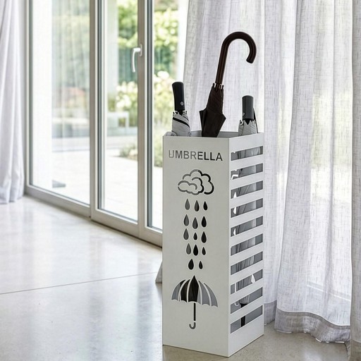 Paragüero Metal Cuadrado Blanco Umbrella [0]