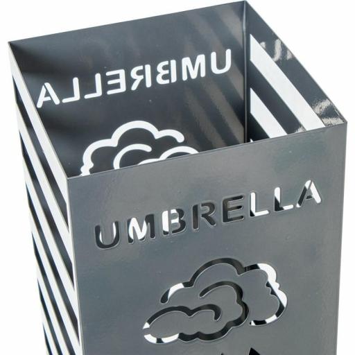Paragüero Metal Cuadrado Plateado Umbrella [2]