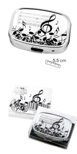 Pastillero rectangular Decoración Música  [0]