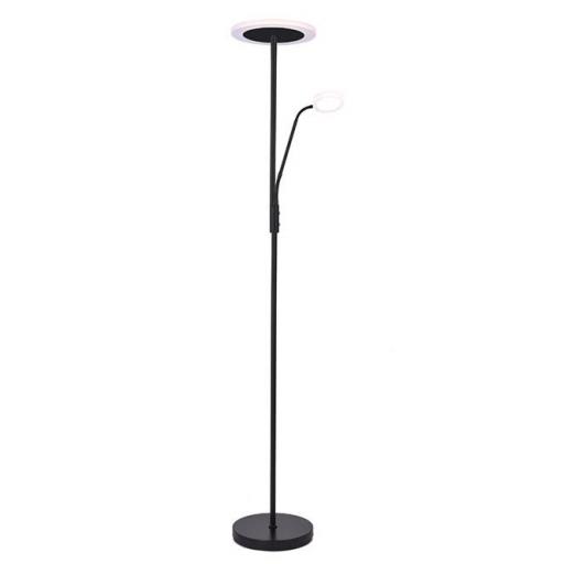 Lámpara Pie Led Bayani Negro