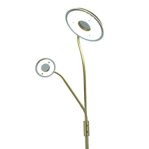 Lámpara Pie Led Genova Oro [1]