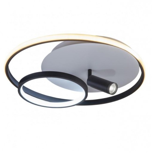Plafón Led Garona 64w + 7w Negro blanco [2]