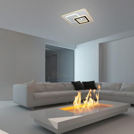 Plafón Led 40w Loria Blanco y Negro [1]