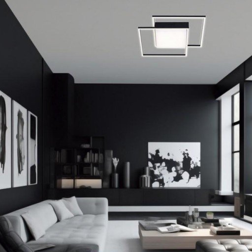 Plafón Led 40w Tonga Negro [1]