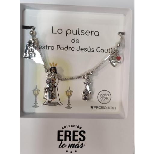 PULSERA  NUESTRO PADRE JESÚS CAUTIVO PLATA DE LEY 925 [1]