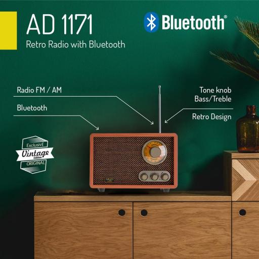Radio Retro con Bluetooth [3]