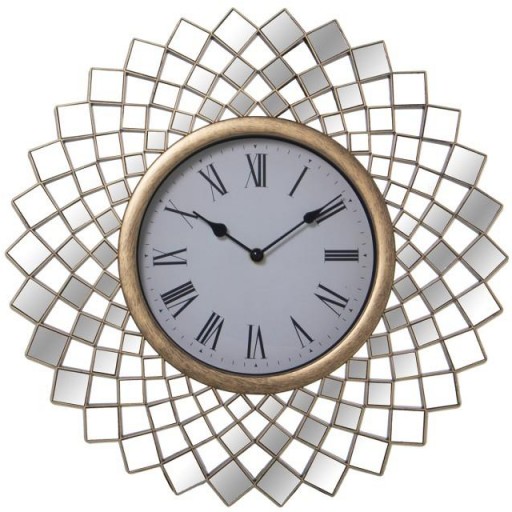 Reloj Pared Melamina dorado 45 cm