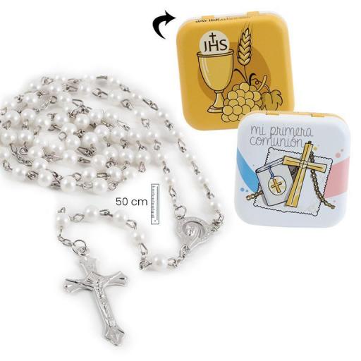 Rosario Primera Comunión en lata decorada [0]