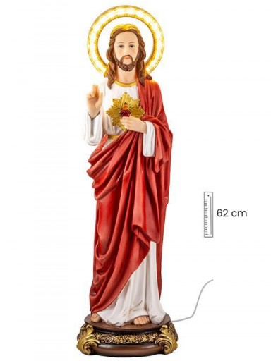 Sagrado Corazón 61 cm con Luz