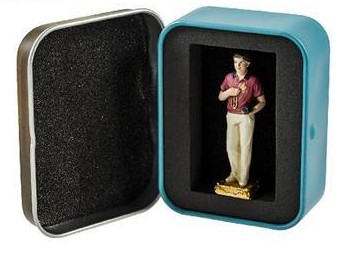 San Carlo Acutis de 5 cm en lata decorada [1]