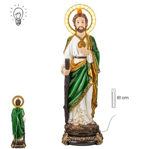 San Judas Tadeo 60 cm con Luz