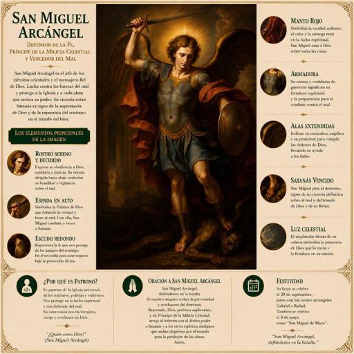 Imán Arcángel San Miguel en relieve [4]