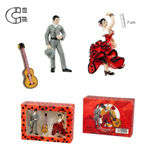 Set 3 imanes Flamenco [0]