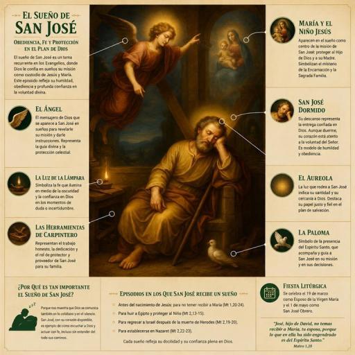 Imán Sueño de San José en relieve [3]