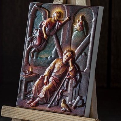 Imán Sueño de San José en relieve [0]