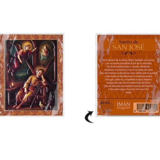 Imán Sueño de San José en relieve [2]