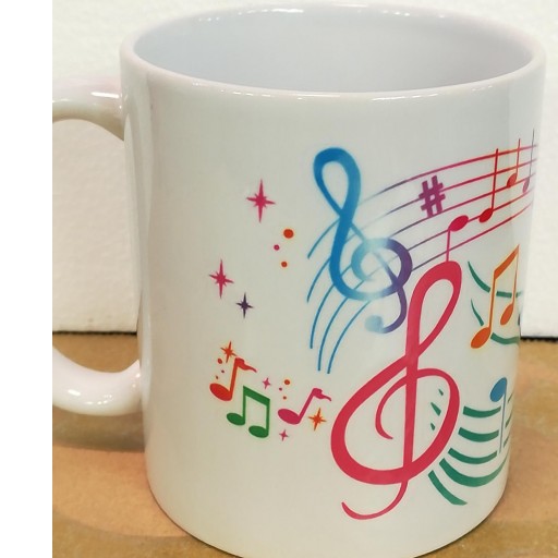 Taza Motivos Musicales en Color