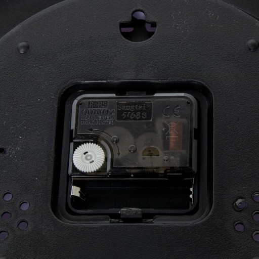 Reloj Pared Aluminio Plata mate Redondo de 25 cm Esfera Blanca [4]