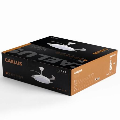Ventilador Retráctil DC Caelus Blanco [4]
