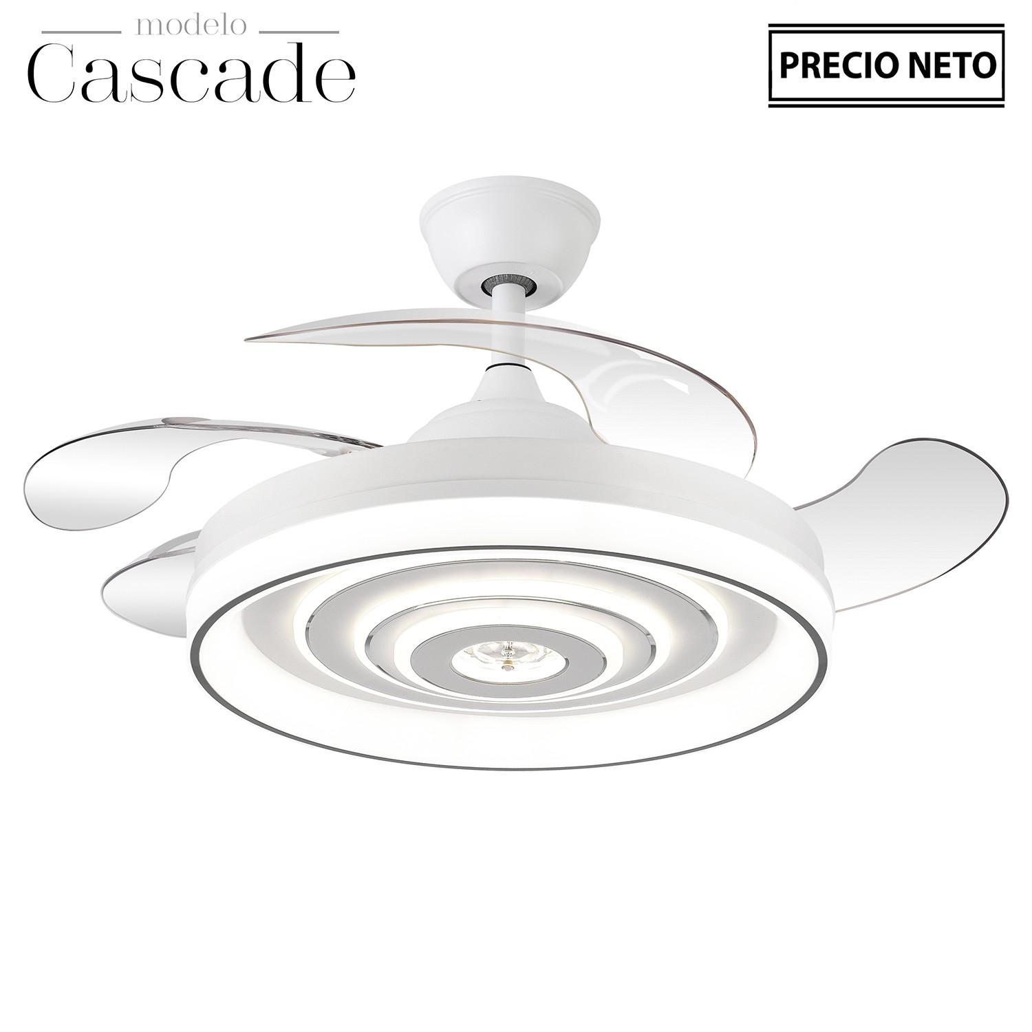 Ventilador Retráctil DC Cascade blanco