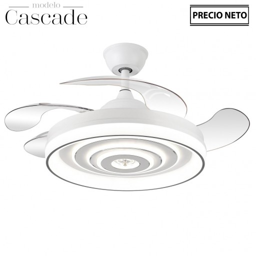 Ventilador Retráctil DC Cascade blanco