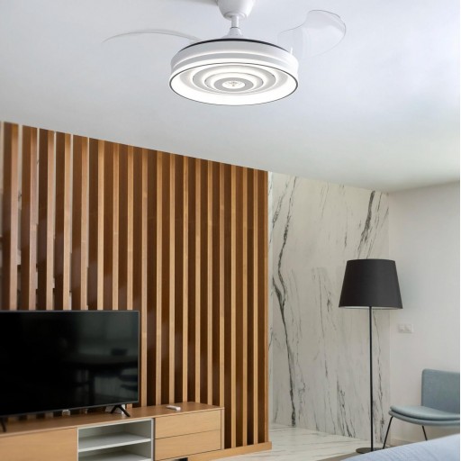 Ventilador Retráctil DC Cascade blanco [1]