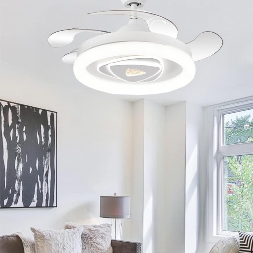 Ventilador Retráctil DC Celestial blanco [1]