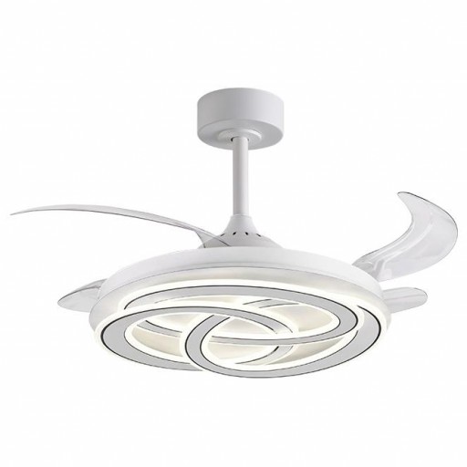 Ventilador Retráctil DC Blanco Nudos Led 200w 