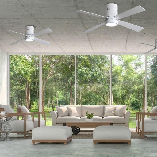 Ventilador Buster Blanco Motor DC 132 cm [2]