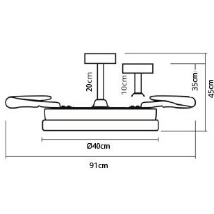 Ventilador Infantil Retráctil DC  Amstrong  [6]