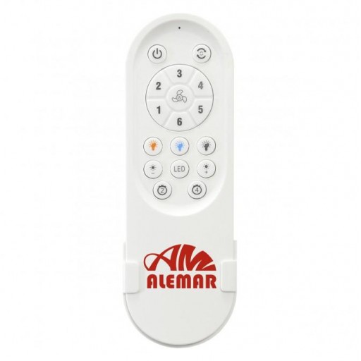 Ventilador Kent DC Negro con Aspas Madera Oscura [3]
