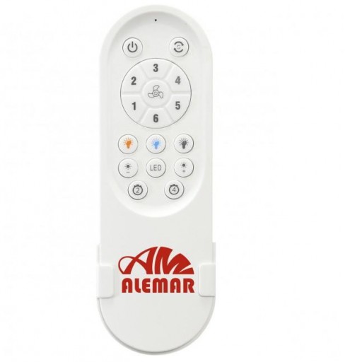 Ventilador Kent DC Negro con Aspas Blancas [2]
